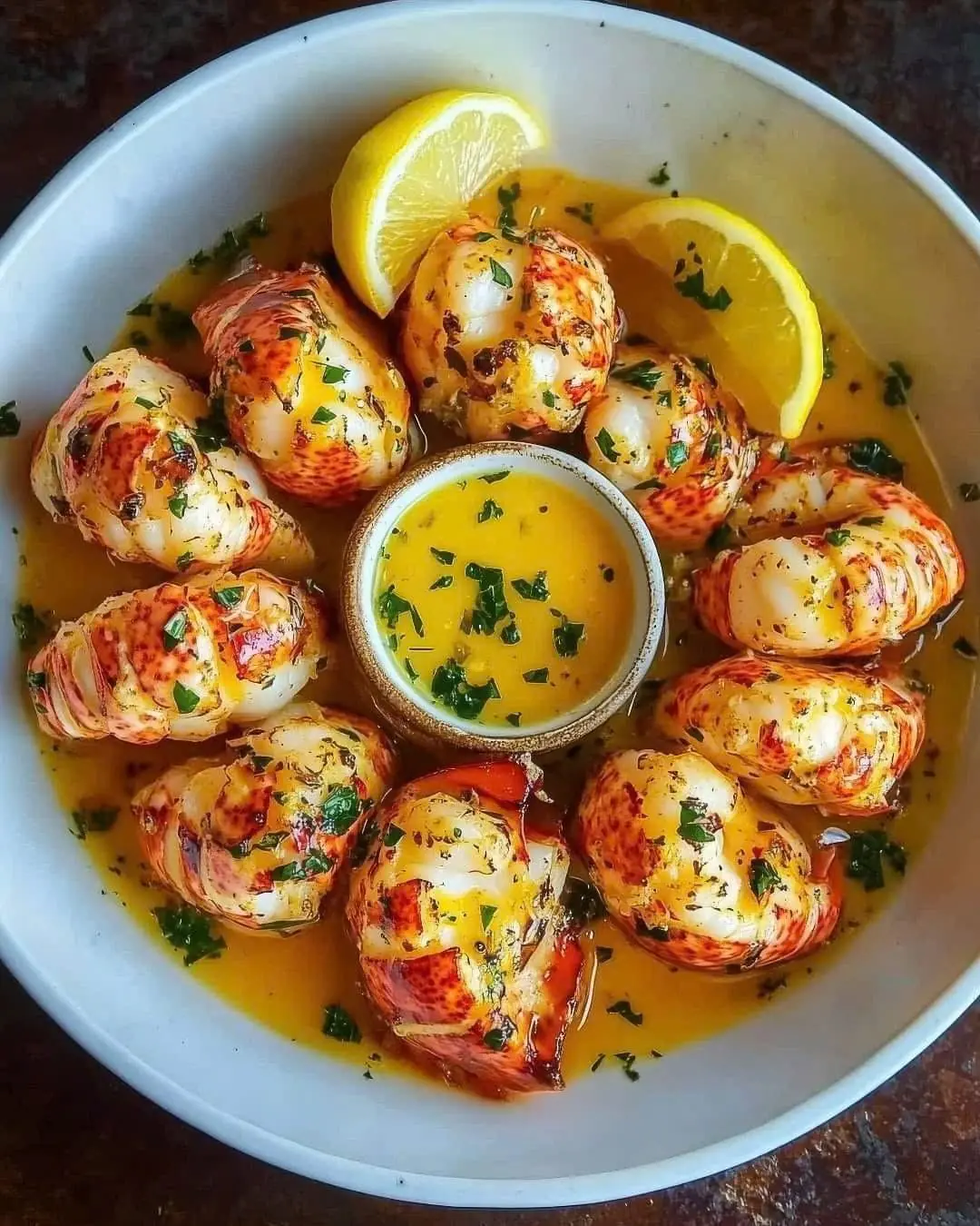 Luxurious Lobster Bites in Aromatic Garlic Butter Sauce