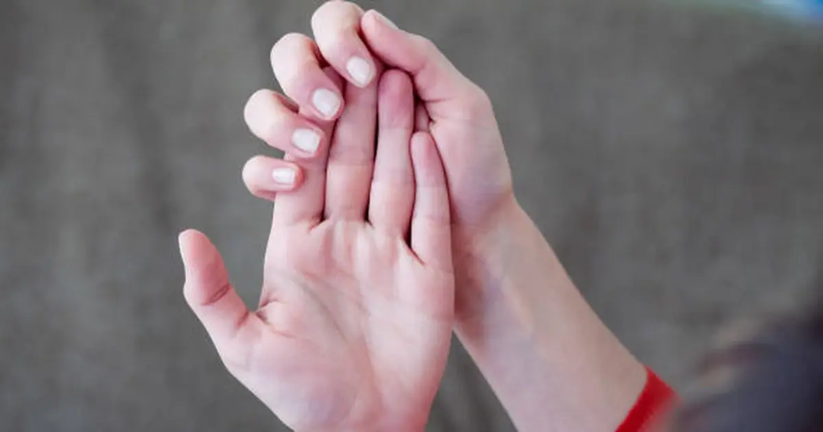 What does having cold hands and feet indicate?