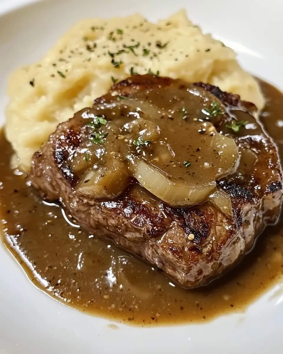 Cube Steak with Onion Gravy