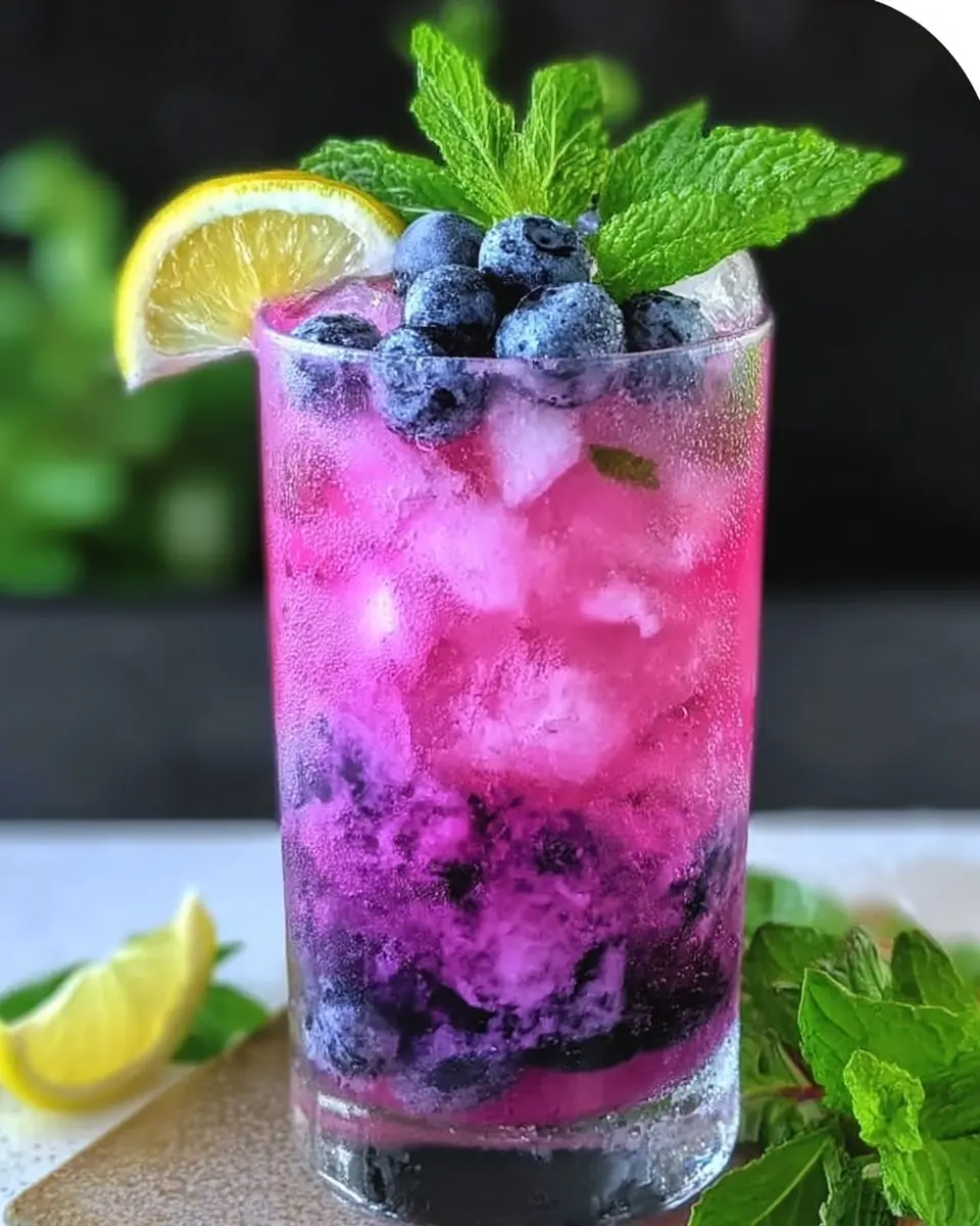 Blueberry Coconut Cooler