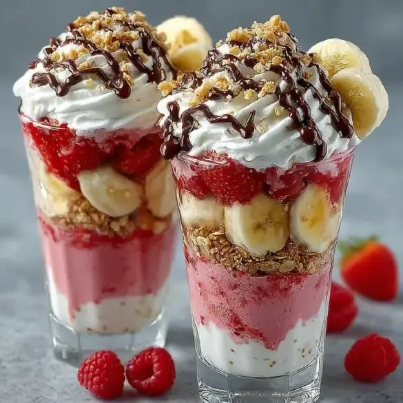 Banana Split Milkshake