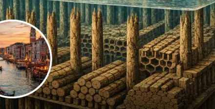 Venice looks like it floats — but its real secret is underwater.
