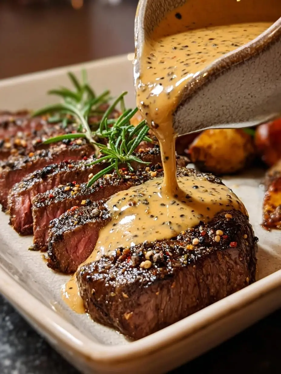 Creamy Peppercorn Steak (Restaurant-Style)