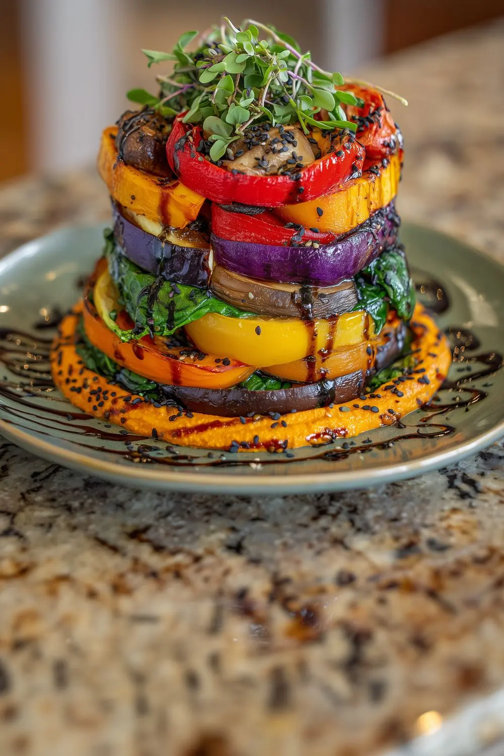 Roasted Vegetable Stack