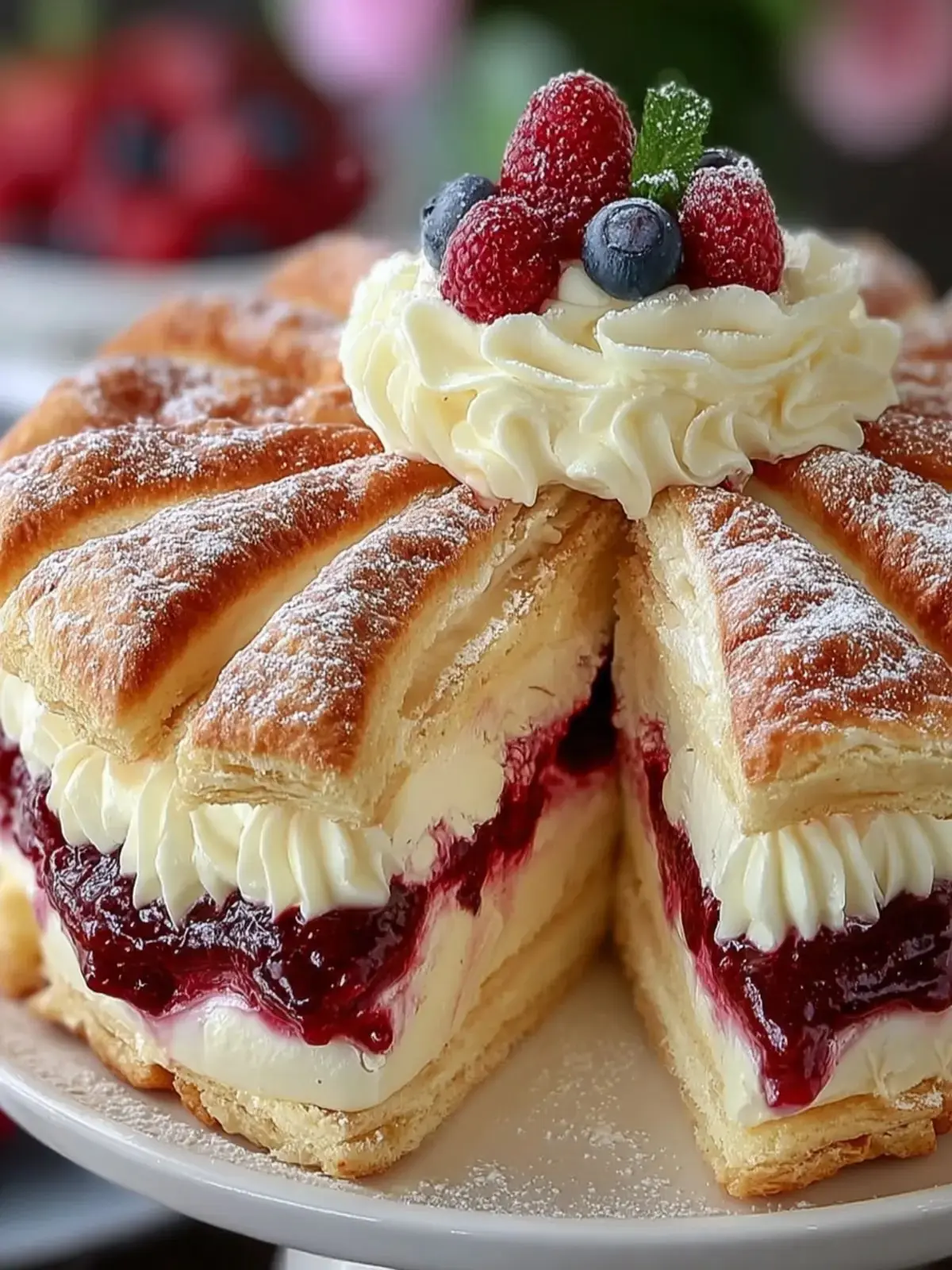 Berry Choux Cream Cake