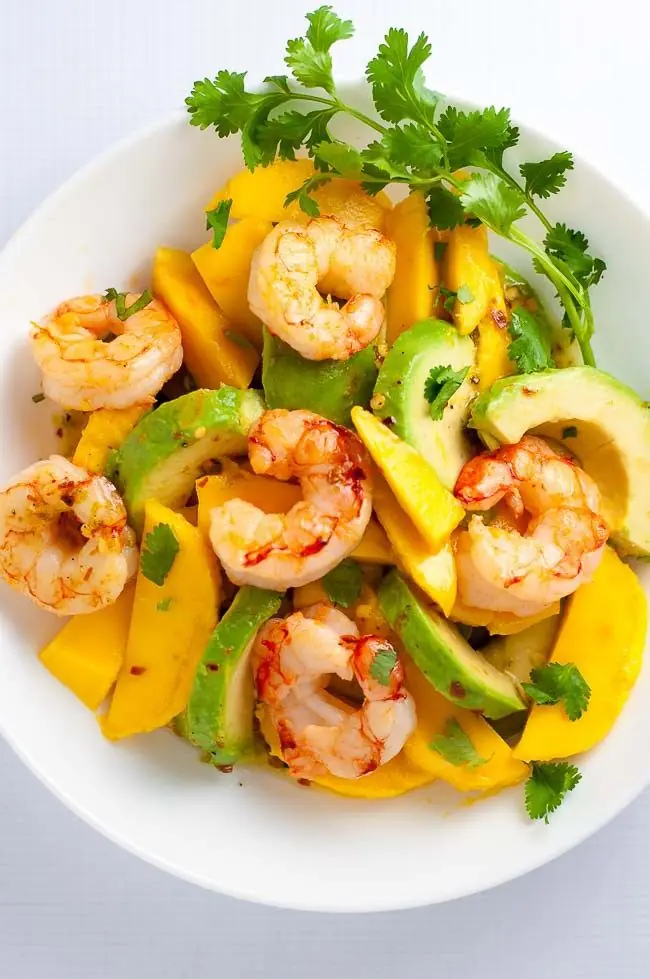 Shrimp, Avocado & Mango Salad