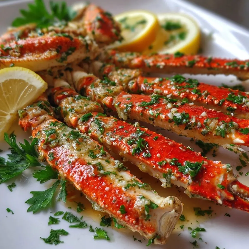 Garlic Butter Crab Legs (Oven-Baked or Steamed)