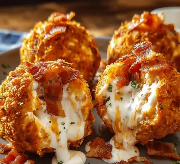 Buffalo Chicken Bacon Mozzarella Bombs