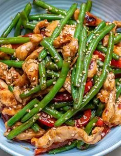 Stir-Fried Pork with Green Chilies