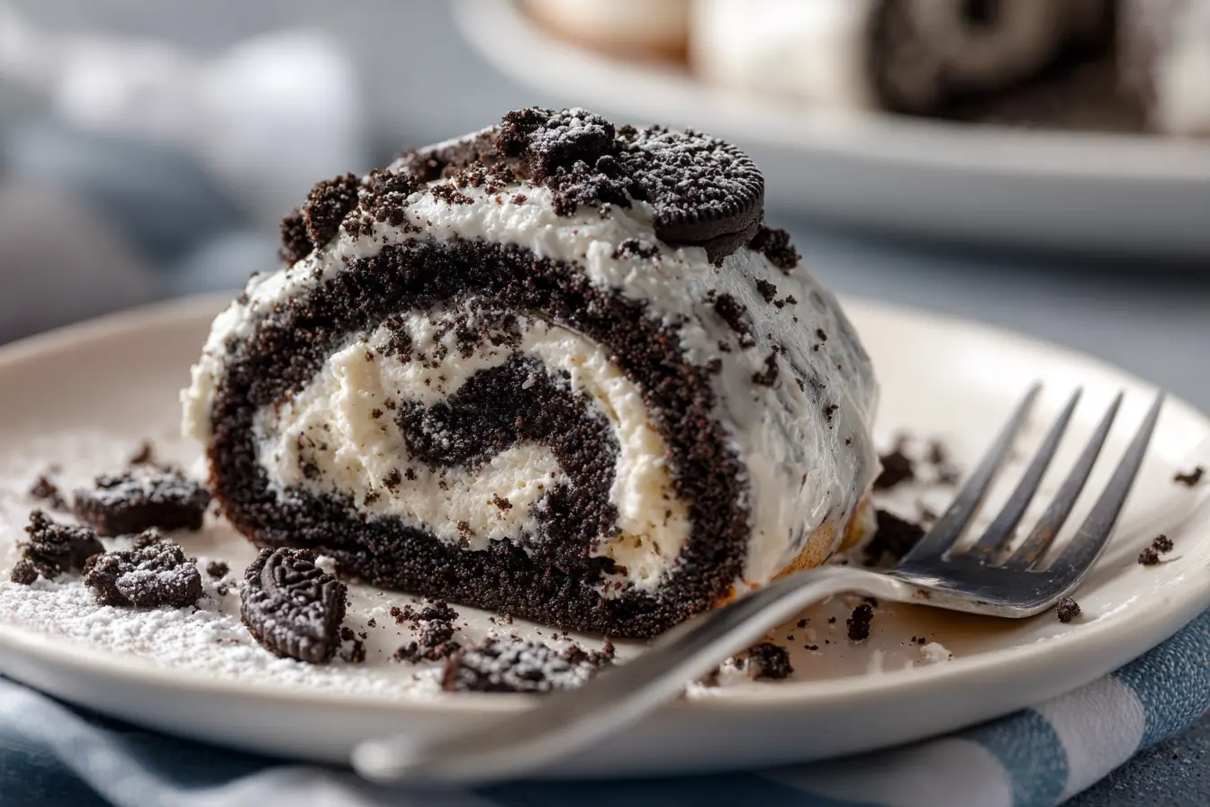Oreo Cream Chocolate Roll