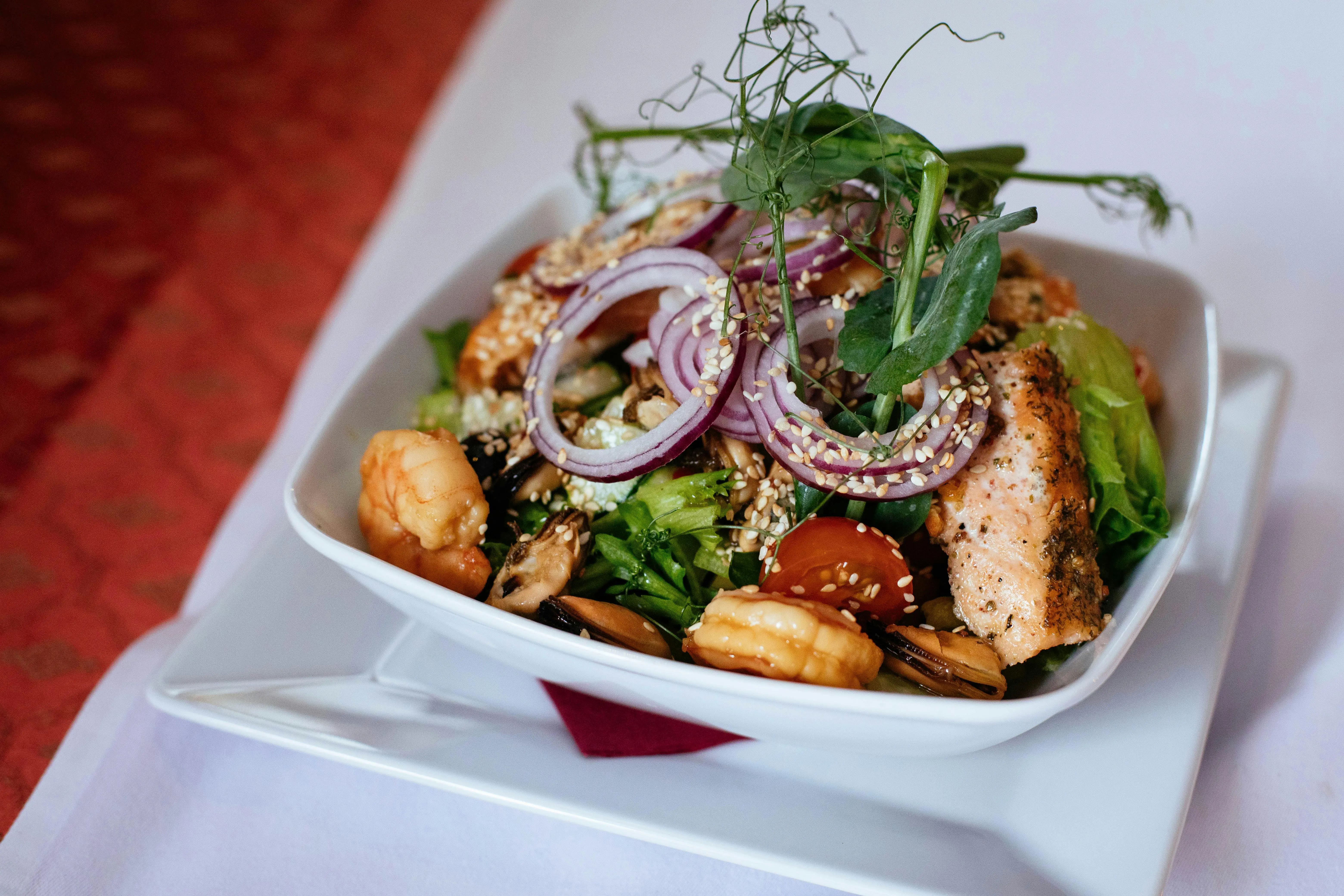 Asian Seafood & Sesame Crunch Salad