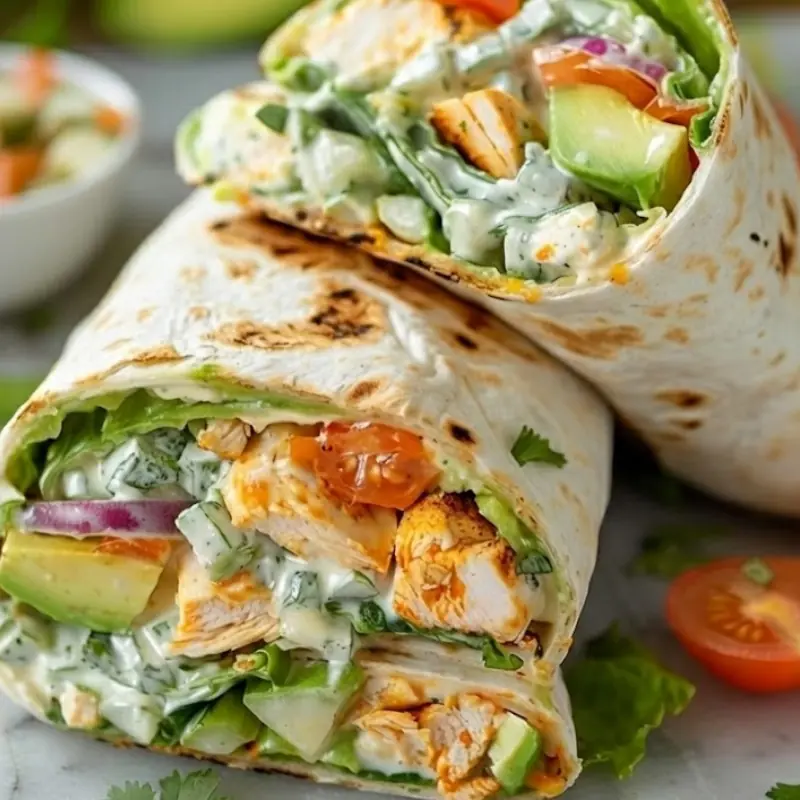 Chicken Avocado Ranch Burritos: A Fresh, Creamy Meal You’ll Love
