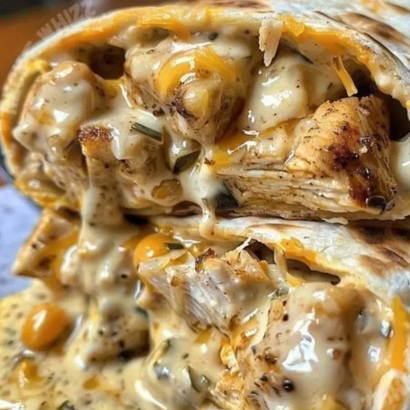 Cheesy Garlic Chicken Wraps: The Ultimate Comfort Food You’ll Crave Again