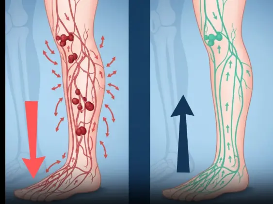 One drink to quickly increase leg circulation