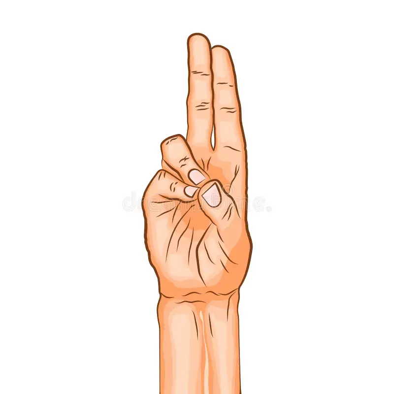 Stretch your ring finger with your thumb and hold it for a few seconds. You'll love the reason