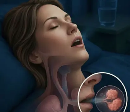 Why you keep waking up with dry mouth—and what it may be telling you