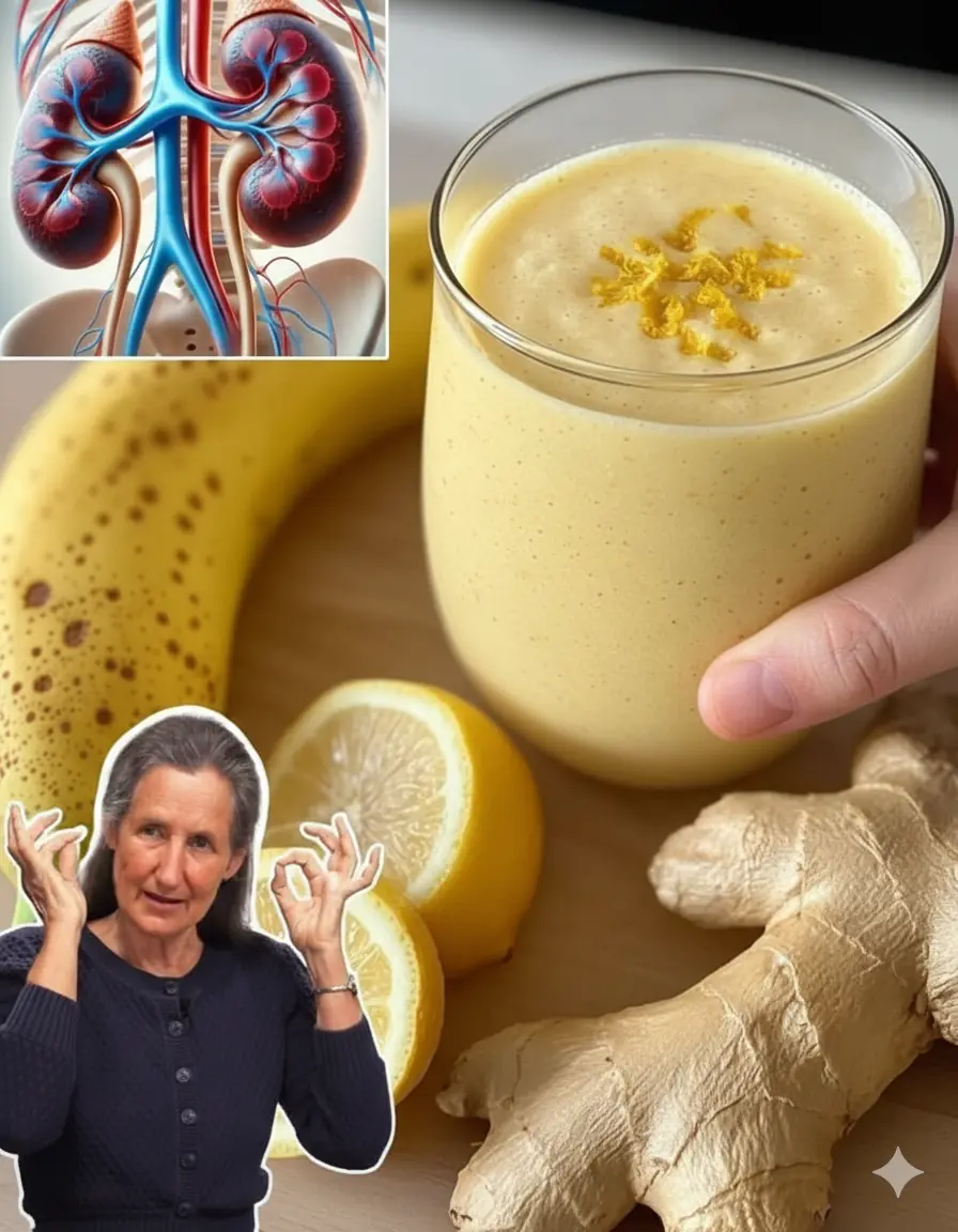 Banana Lemon Ginger Smoothie - A Refreshing and Energizing Drink to Start Your Day
