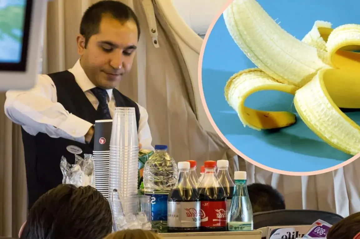Why do many flight attendants bring a banana with them on flights?