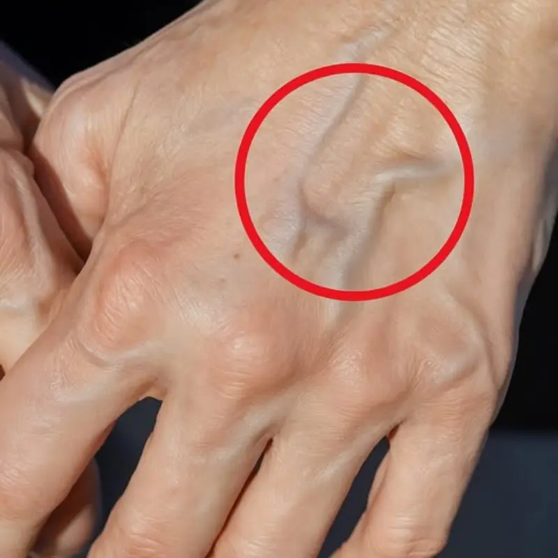 If you have visible veins, it means you are