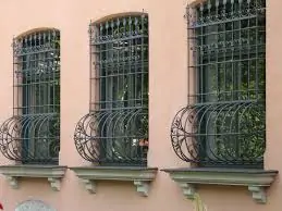Why Are Some Window Bars Curved at the Bottom?