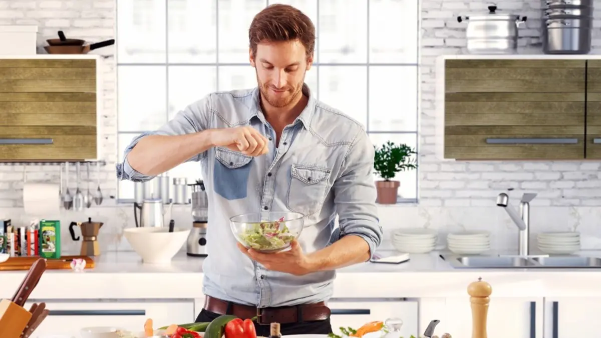 The pure joy of loving a man whole soul and cooking is beautiful as a feast