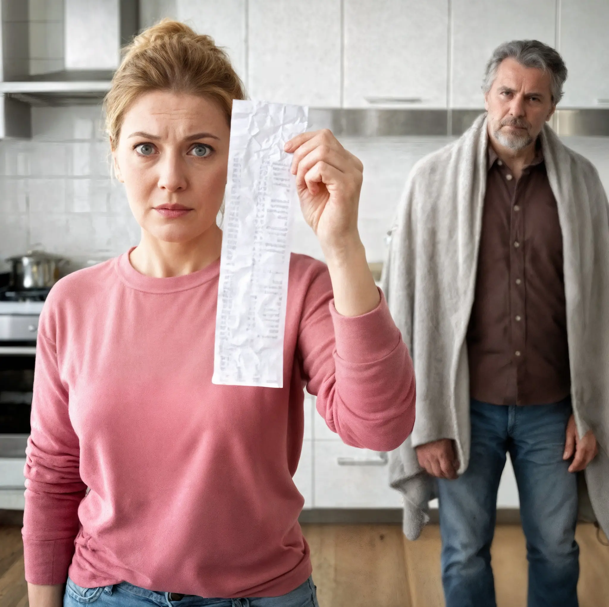 “Lyuda, where’s the broth?”—my husband forgot all about food the moment I found a receipt for 128,000 in his pocket