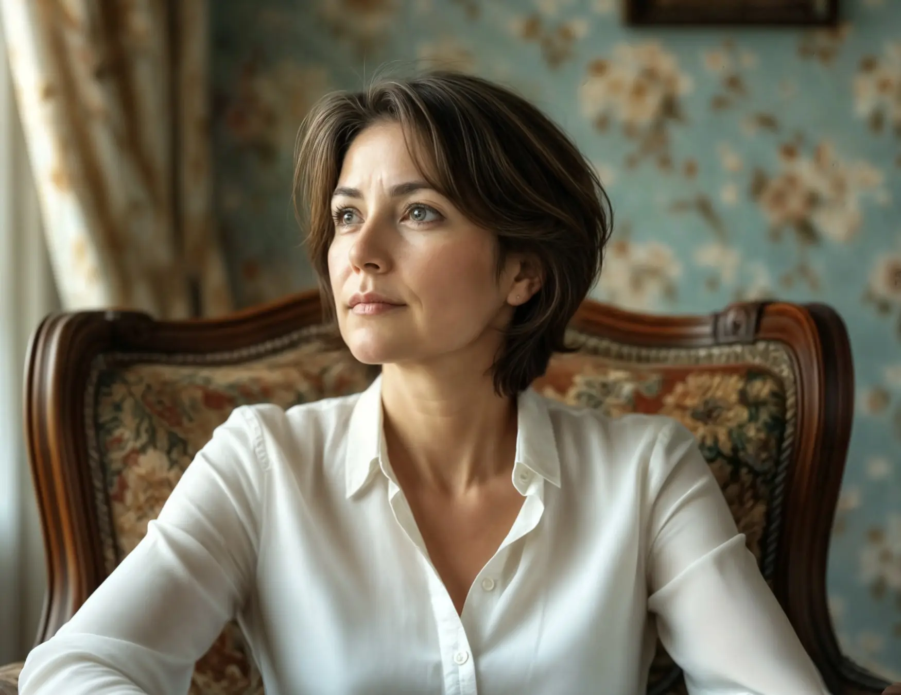 I’m entitled to property,” Georgy declared. “What property? Are you out of your mind or something?” Polina didn’t understand.