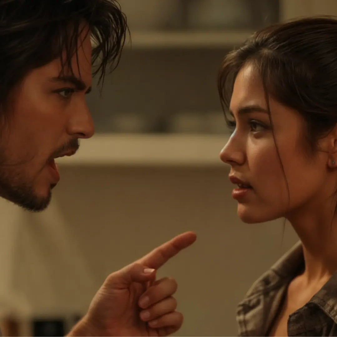 And what makes you think I’m the one leaving with the kids? You filed for divorce, so you raise them yourself!” the wife said