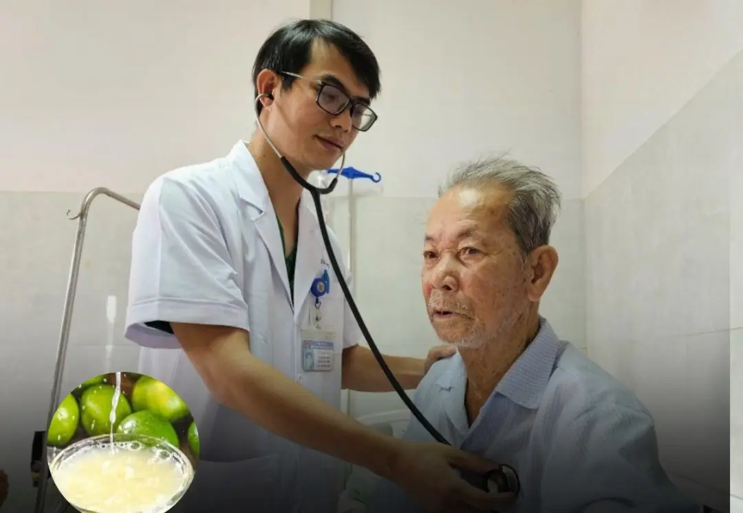 70-year-old man drinks lemon water to treat high blo.od pressure for 2 years