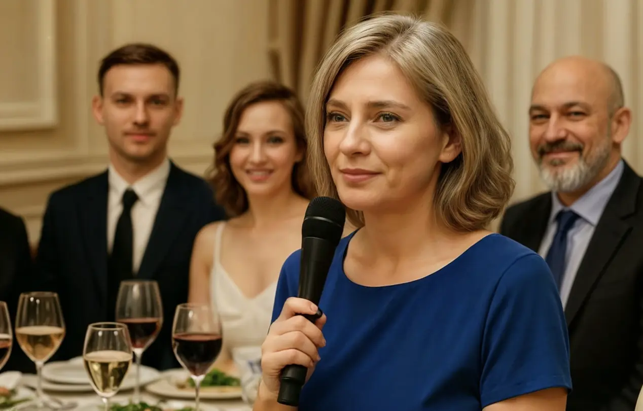 At the wedding, the son insulted his mother, calling her a “scoundrel” and a beggar, and ordered her to leave. But she took the microphone and gave a speech…