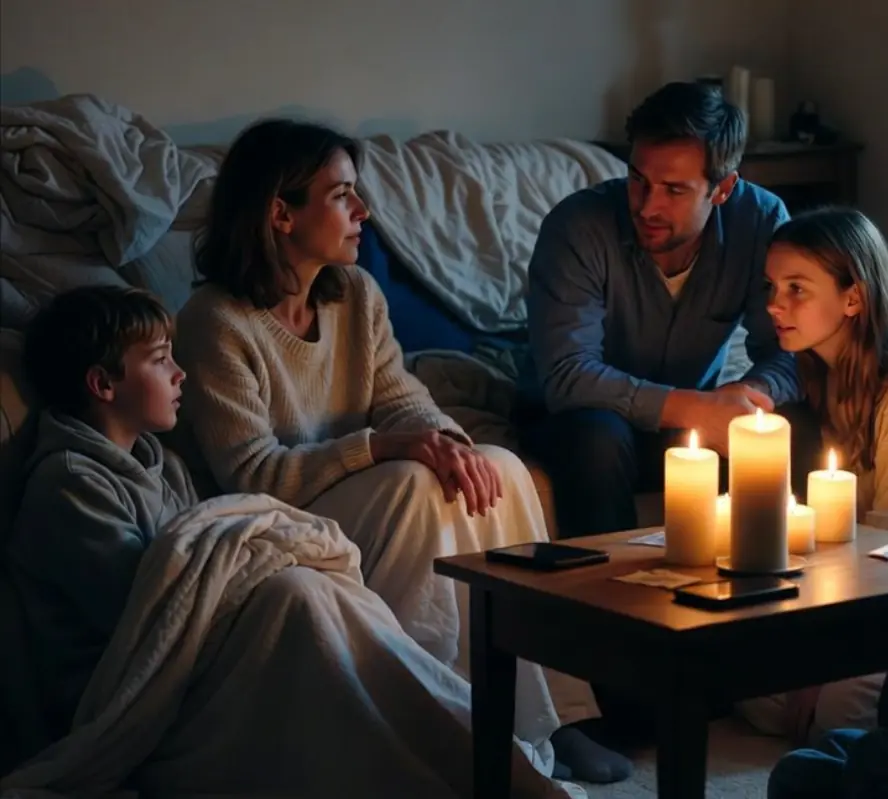 The day our power went out was the day we talked for hours