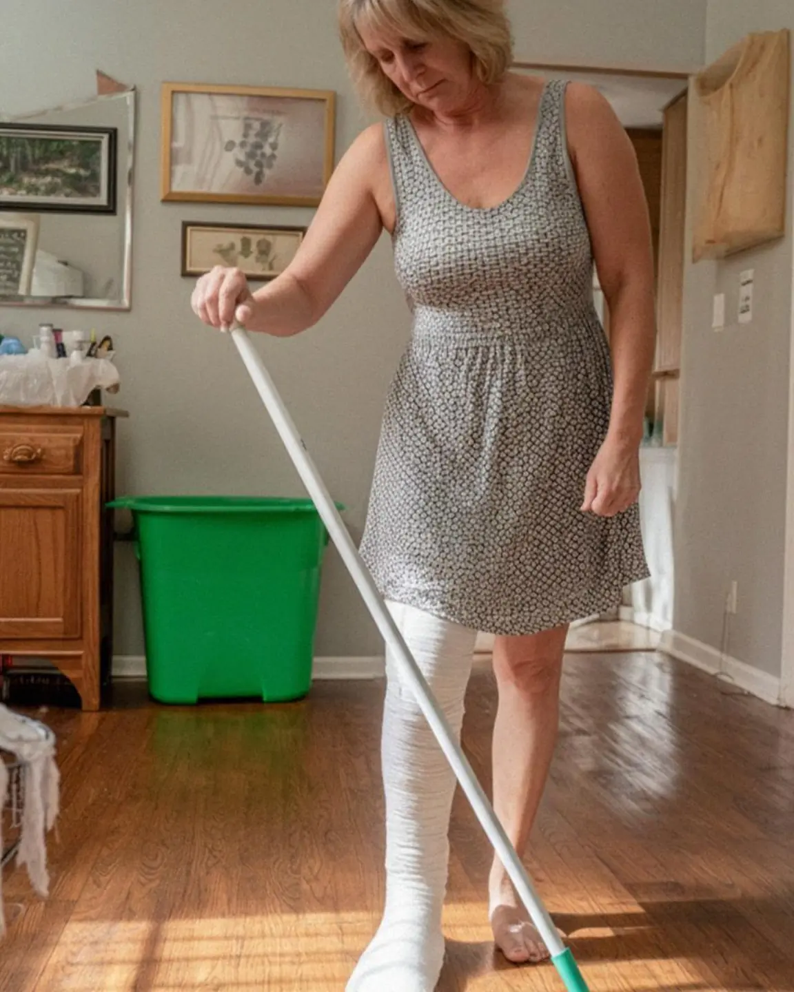 My Stepfather Forced My Mom to Clean and Shovel Snow with a Broken Leg – So I Taught Him a Harsh Lesson