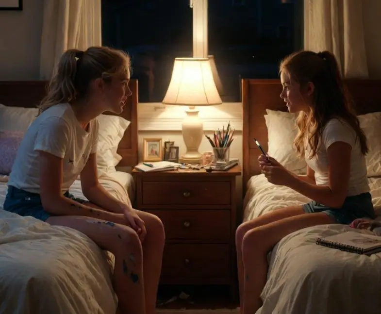 Two stepsisters, one bedroom, and a lesson about sharing more than space