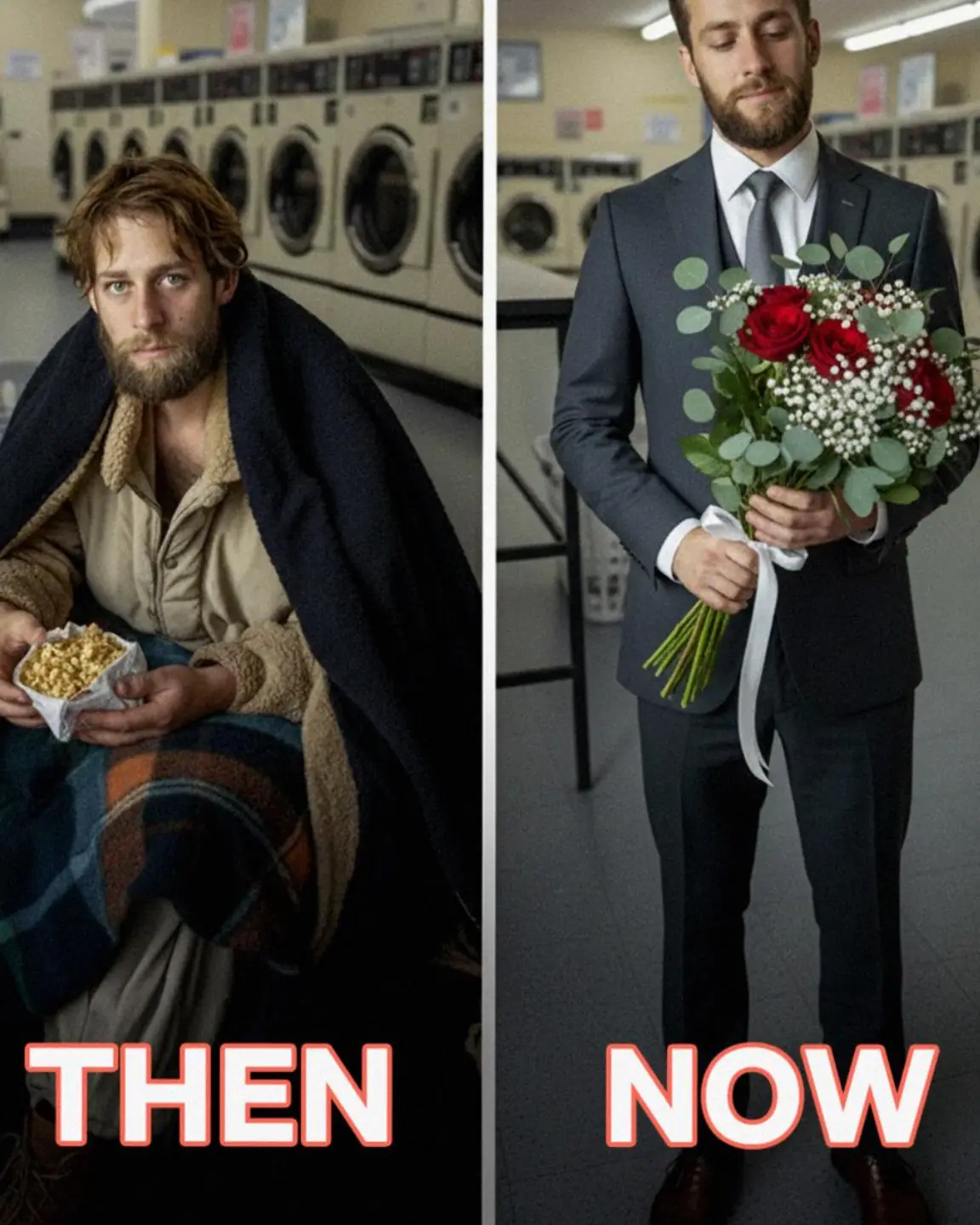 Every Christmas, My Mom Fed a Homeless Man at Our Local Laundromat – but This Year, Seeing Him Changed Everything