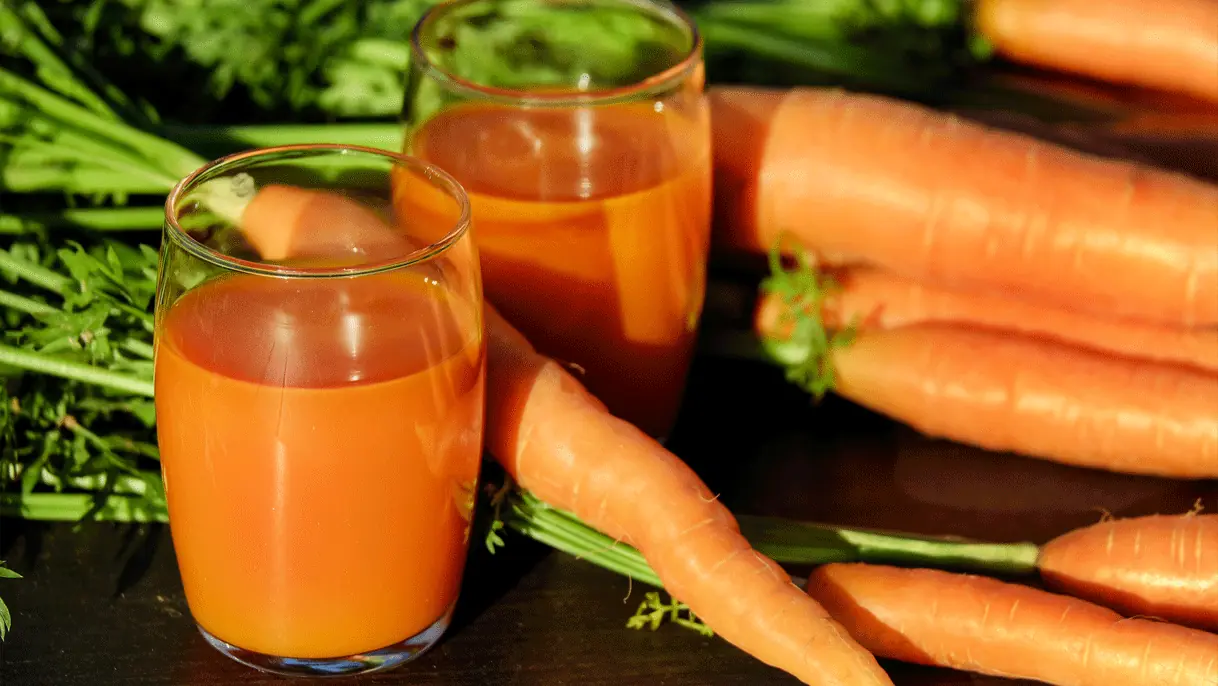 Adding carrot juice to your routine may benefit both your skin and your eyes
