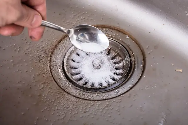 What happens when you put salt down the drain?