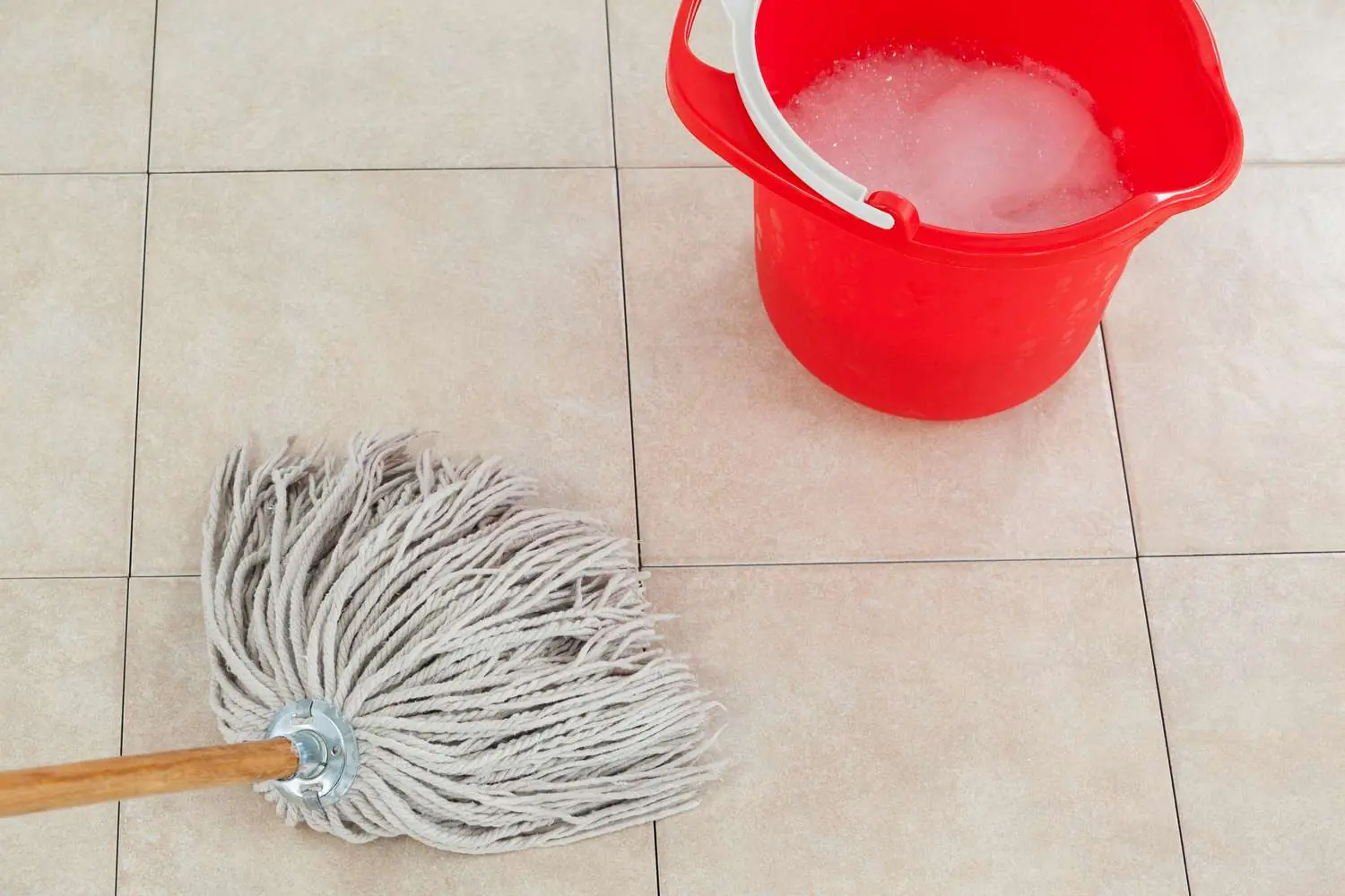 Add this to your mop water and your floors will stay clean for a whole week!