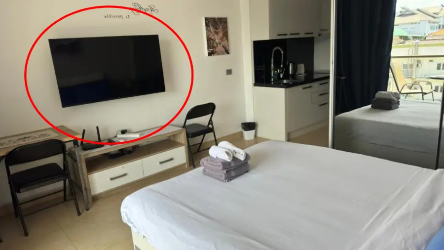 Why smart travelers unplug the hotel TV after checking in?