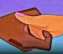 The hidden meaning behind a man scratching a woman’s palm.