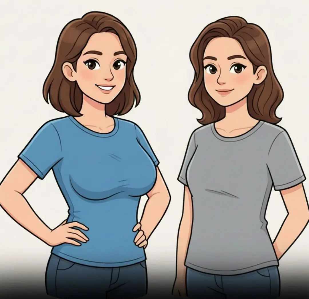 If a woman has small breasts, it means that her part int...