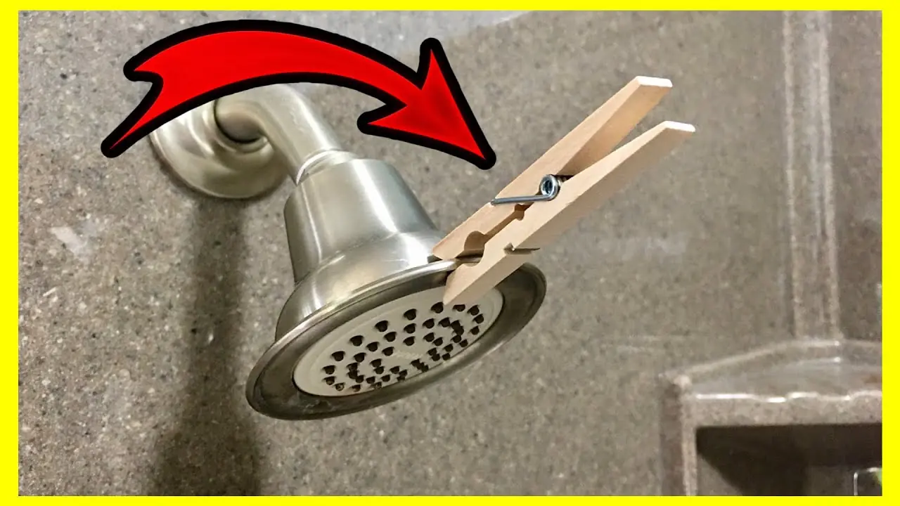 If You Find a Clothespin on Your Shower Head, You Might Want to Know What It Means
