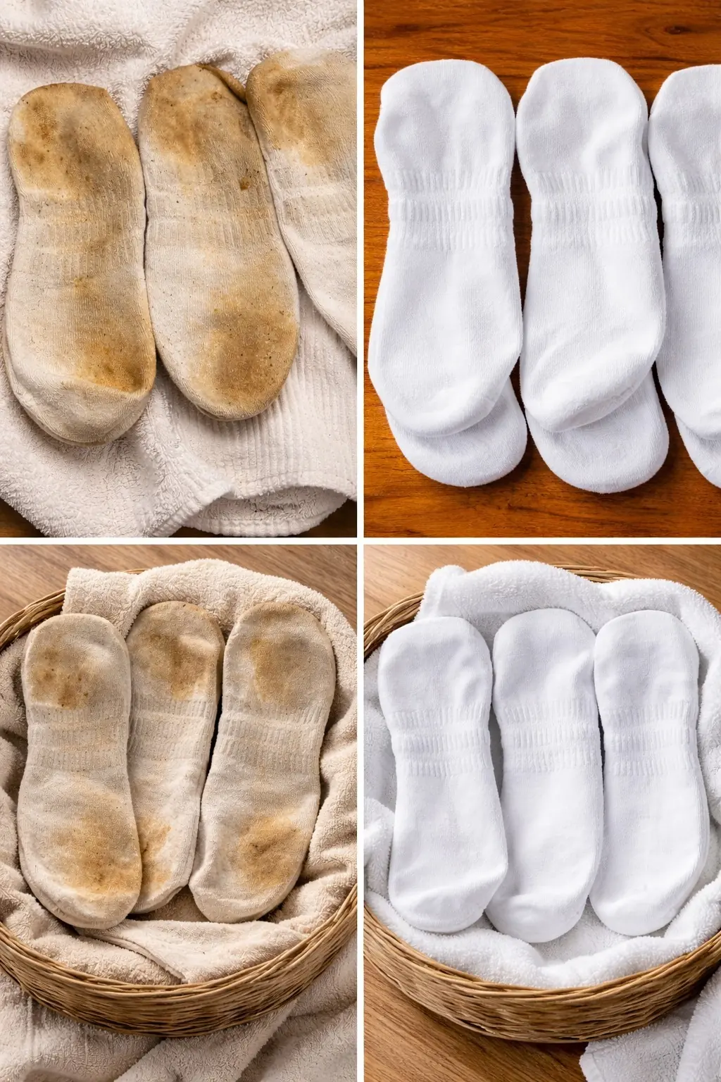 How to Get White, Fresh-Smelling Socks Without Bleach: A Simple Trick to Remove Dirt Quickly