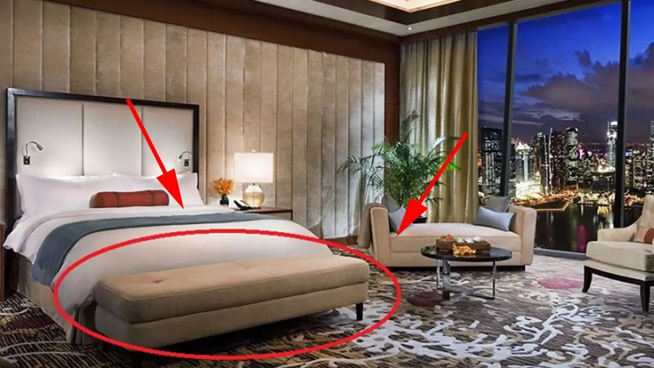 The Real Reason Many Hotel Rooms Have a Bench at the Foot of the Bed — It’s Not What Most People Think