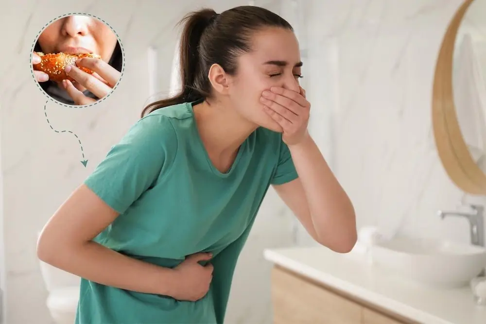 What causes some people to go to the bathroom right after a meal?