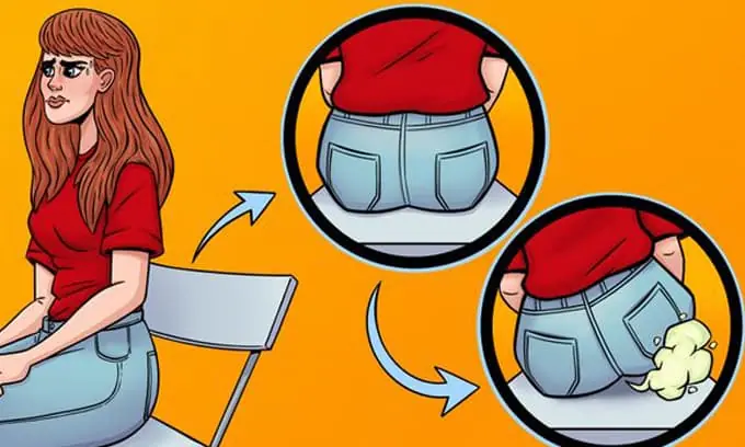 What occurs in your system if you keep a fart in instead of releasing it?
