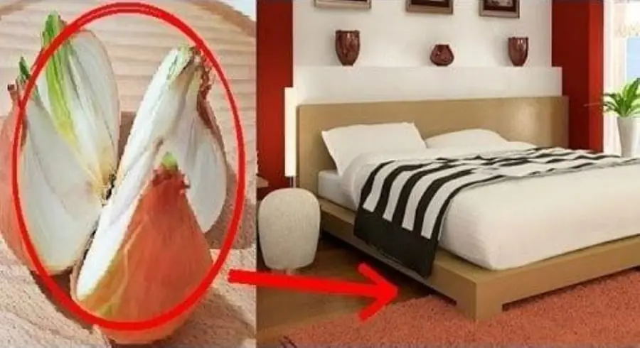 Try placing a sliced onion near your bed overnight - here’s what some people say it may do