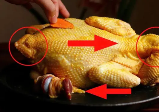 4 parts of the chicken contain many pa.ra.si.tes