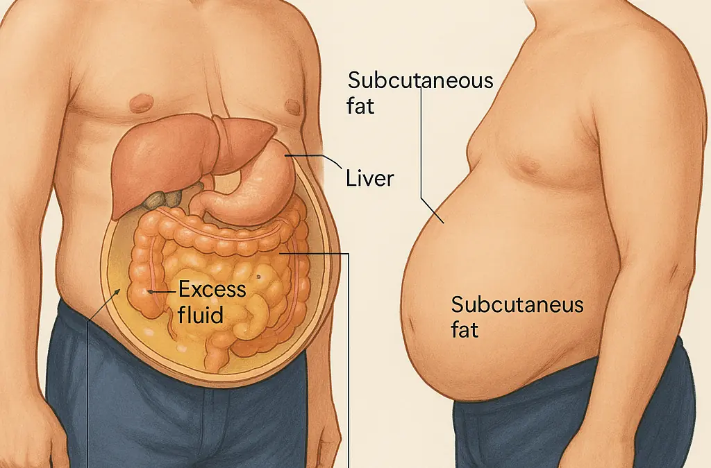 When a Big Belly Isn’t Just Fat: Key Differences Between Belly Fat and Liver Disease