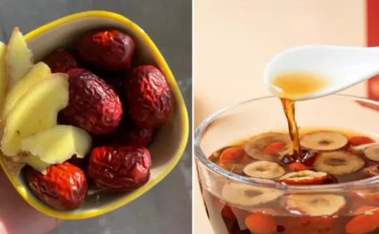 What happens to your body if you regularly drink ginger and red date tea in the morning?