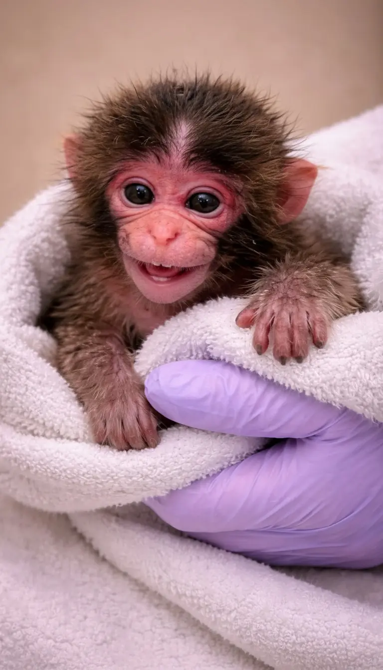 Punch – The Little Monkey Who Found Comfort in Something He Refused to Let Go